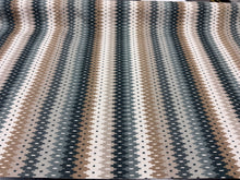Load image into Gallery viewer, Romo Edra Tundra Modern Ikat Style Printed Stripe Cotton-Linen Performance Upholstery Fabric STA 6377