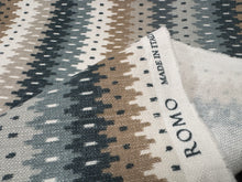 Load image into Gallery viewer, Romo Edra Tundra Modern Ikat Style Printed Stripe Cotton-Linen Performance Upholstery Fabric STA 6377
