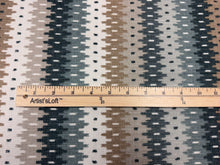 Load image into Gallery viewer, Romo Edra Tundra Modern Ikat Style Printed Stripe Cotton-Linen Performance Upholstery Fabric STA 6377