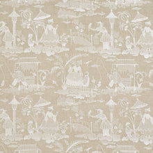 Load image into Gallery viewer, Pair of Custom Made Schumacher Bassano Embroidered Toile Pillow Covers - Both Sides