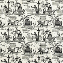 Load image into Gallery viewer, Pair of Custom Made Schumacher Bassano Embroidered Toile Pillow Covers - Both Sides