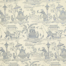 Load image into Gallery viewer, Pair of Custom Made Schumacher Bassano Embroidered Toile Pillow Covers - Both Sides
