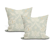 Load image into Gallery viewer, Pair of Custom Made Schumacher Sorano Weave Pillow Covers - Both Sides