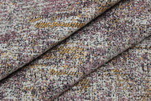Load image into Gallery viewer, Pollack Clairvoyant Amethyst Cream Orange MCM Upholstery Fabric