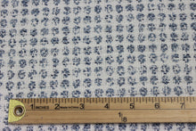 Load image into Gallery viewer, Remnant Thibaut Remy Dot Sky Indoor Outdoor Blue White Upholstery Fabric