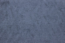 Load image into Gallery viewer, Designer Navy Blue Abstract Velvet Upholstery Fabric