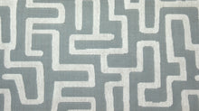Load image into Gallery viewer, Remnant Thibaut Terrace Lane Spa Blue Epingle Velvet Upholstery Fabric