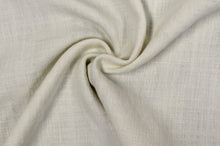 Load image into Gallery viewer, Designer Ivory Belgian Linen Upholstery Drapery Fabric