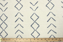 Load image into Gallery viewer, Remnant Thibaut Anasazi Midnight Indoor Outdoor Upholstery Fabric
