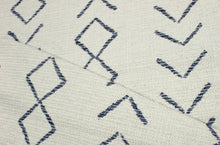 Load image into Gallery viewer, Remnant Thibaut Anasazi Midnight Indoor Outdoor Upholstery Fabric