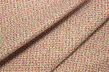 Load image into Gallery viewer, Covington SD- Melange Coral Green Cream White Tweed Indoor Outdoor Upholstery Fabric