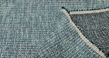 Load image into Gallery viewer, Remnant Kravet Smart Heavy Textured Basketweave Blend Teal Sage Green Cream Soft Blue Performance Fabric STA 6459