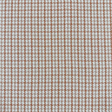 Load image into Gallery viewer, Pink Coral Cream Houndstooth MCM Upholstery Fabric MGF