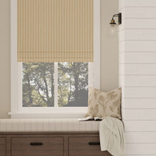 Load image into Gallery viewer, Heavy Duty Beige Cream Stripe Upholstery Drapery Fabric