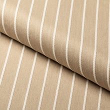 Load image into Gallery viewer, Heavy Duty Beige Cream Stripe Upholstery Drapery Fabric