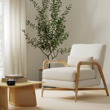 Load image into Gallery viewer, Heavy Duty Beige Cream Stripe Upholstery Drapery Fabric