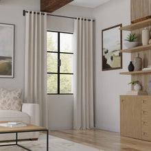 Load image into Gallery viewer, Heavy Duty Beige Cream Stripe Upholstery Drapery Fabric