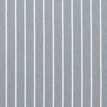 Load image into Gallery viewer, Heavy Duty Cream Blue Grey Stripe Upholstery Drapery Fabric