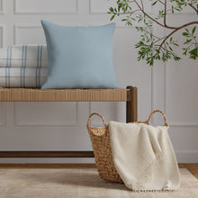 Load image into Gallery viewer, InsideOut Indoor Outdoor Performance Chambray Blue Velvet Upholstery Fabric