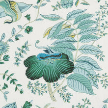 Load image into Gallery viewer, Schumacher Pomegranate Linen Shower Curtain Bed &amp; Bath MSC036SHOEM / Emerald