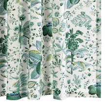 Load image into Gallery viewer, Schumacher Pomegranate Linen Shower Curtain Bed &amp; Bath MSC036SHOEM / Emerald