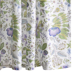 Schumacher Pomegranate Linen Shower Curtain Bed & Bath MSC036SHOLA / Lilac