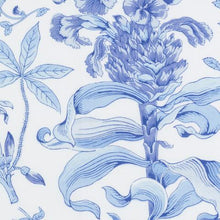 Load image into Gallery viewer, Schumacher Pomegranate Linen Shower Curtain Bed &amp; Bath MSC036SHOPD / Porcelain Blue