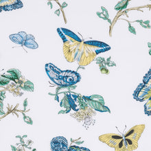 Load image into Gallery viewer, Schumacher Baudin Butterfly Shower Curtain Bed &amp; Bath MSC055SHOP8 / Prussian Blue