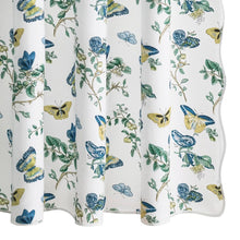 Load image into Gallery viewer, Schumacher Baudin Butterfly Shower Curtain Bed &amp; Bath MSC055SHOP8 / Prussian Blue
