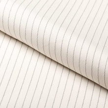 Load image into Gallery viewer, Heavy Duty Cream Grey Stripe Upholstery Drapery Fabric