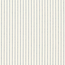 Load image into Gallery viewer, Heavy Duty Cream Blue Stripe Upholstery Drapery Fabric