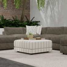 Load image into Gallery viewer, InsideOut Indoor Outdoor Performance Charcoal Black Diagonal Stripe Upholstery Fabric