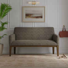 Load image into Gallery viewer, InsideOut Indoor Outdoor Performance Charcoal Black Diagonal Stripe Upholstery Fabric