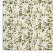 Load image into Gallery viewer, Ivory Aqua Blue Green Abstract Upholstery Drapery Fabric / Kiwi