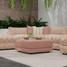 Load image into Gallery viewer, InsideOut Indoor Outdoor Performance Terracotta Red Off White Abstract Geometric Upholstery Fabric