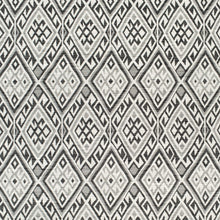 Load image into Gallery viewer, InsideOut Indoor Outdoor Performance Black Grey Off White Geometric Abstract  Upholstery Fabric