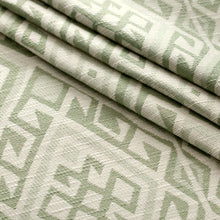 Load image into Gallery viewer, InsideOut Indoor Outdoor Performance Sage Green Abstract Geometric Upholstery Fabric