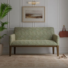 Load image into Gallery viewer, Cream Emerald Green Cheetah Animal Pattern Velvet Upholstery Fabric / Emerald
