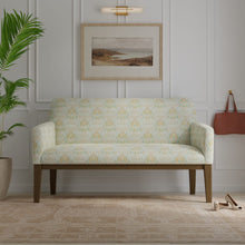 Load image into Gallery viewer, Cotton White Mustard Teal Green Pink Paisley Upholstery Drapery Fabric