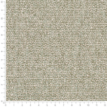 Load image into Gallery viewer, Sage Green Cream Small Scale Geometric Tweed Upholstery Fabric / Balsam