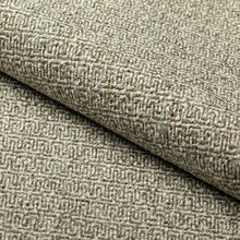 Load image into Gallery viewer, Sage Green Cream Small Scale Geometric Tweed Upholstery Fabric / Balsam