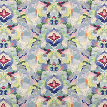Load image into Gallery viewer, Navy Royal  Blue Purple Pink Yellow  Green Upholstery Drapery Fabric MGF