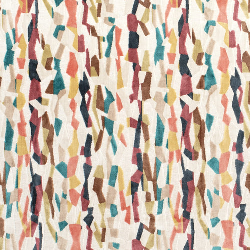 Grey Mauve Brown teal Navy Blue Mustard Gold Abstract Velvet Upholstery Fabric