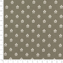 Load image into Gallery viewer, Seafoam Green Off White Damask Upholstery Fabric / Aloe