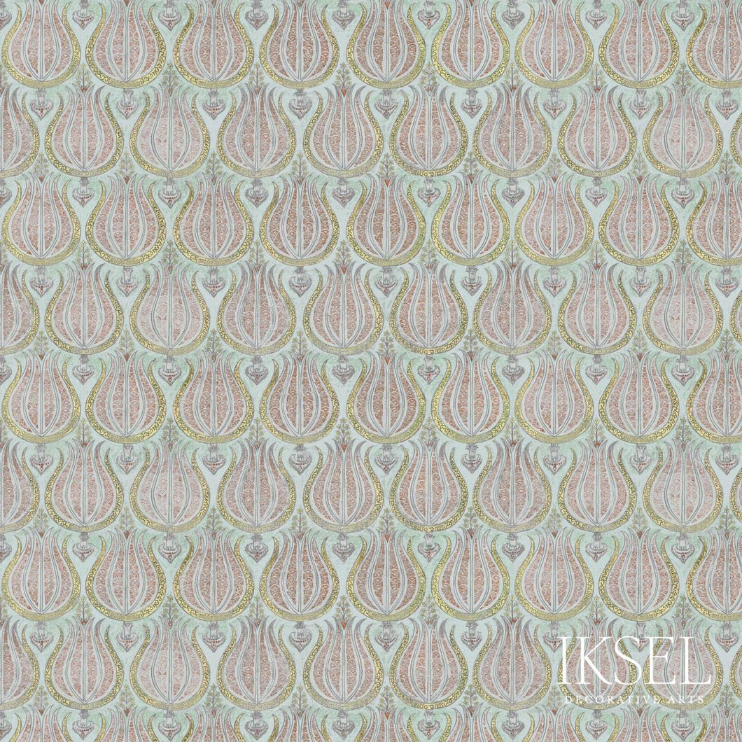 Schumacher Plump Tulips Fabric RF211CS01 / Original