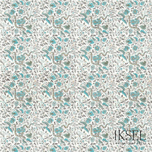 Load image into Gallery viewer, Schumacher Indienne Fabric RF306CR53 / Turquoise