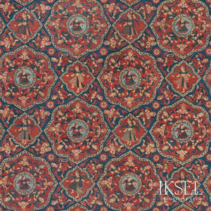 Schumacher Celestial Dance Fabric RF309CS01 / Original