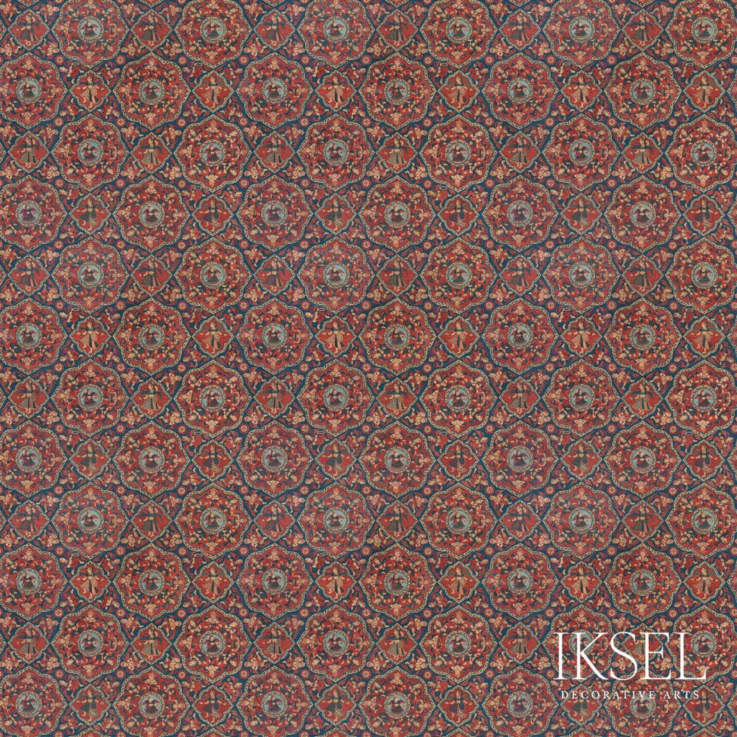 Schumacher Celestial Dance Fabric RF309CS01 / Original