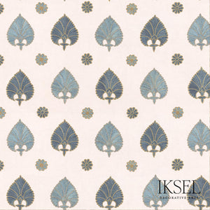 Schumacher Suzani Spades Fabric RF503CR54 / Blues