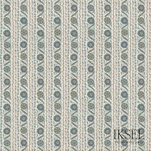 Load image into Gallery viewer, Schumacher Suzani Borders Fabric RF504CR54 / Blues